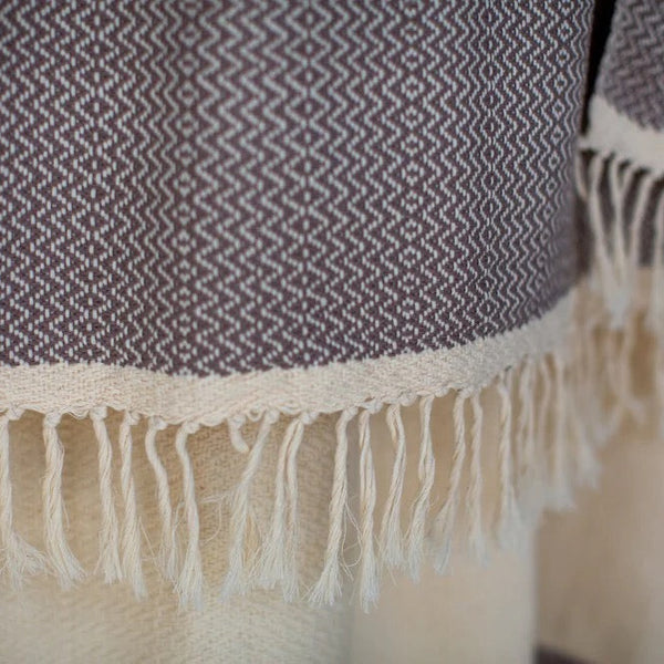 Desta Handwoven Ethiopian Cotton Throw Blanket