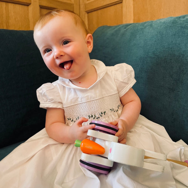 Rosalind - Artisan Hand Smocked Cotton Dress