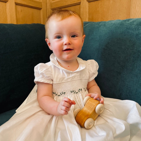 Rosalind - Artisan Hand Smocked Cotton Dress