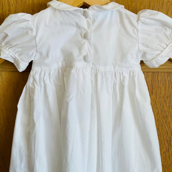 Rose - Hand Smocked Heirloom Christening/Baptism Robe