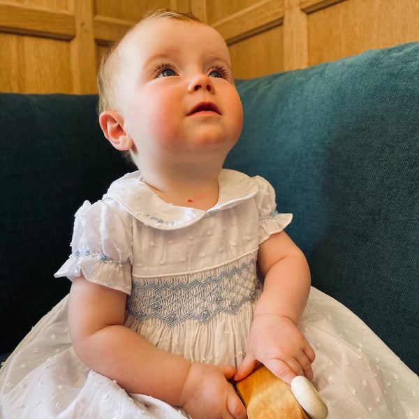 Rosie - Artisan Hand Smocked Little Girl's Dress