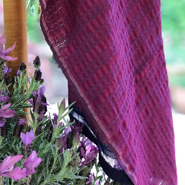 Ethically Hand Woven Silk Shawl  From women Weave