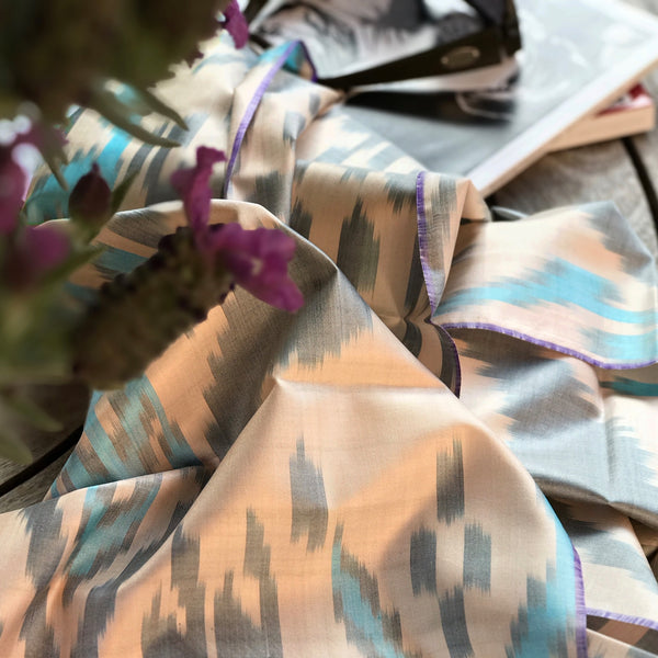 Silk Handwoven Ikat Scarf