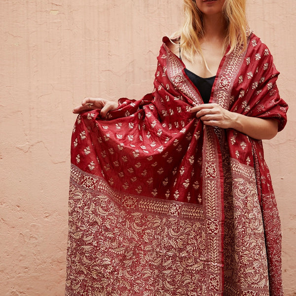 Nakshi Kantha - Ruby